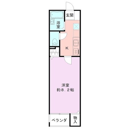 ウイングの物件間取画像